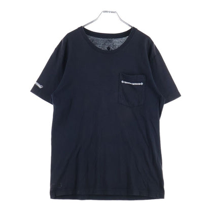 Chrome Hearts Cemetery Cross Tire Track Tee Short Sleeve Crew Neck T-Shirt Black — view 2