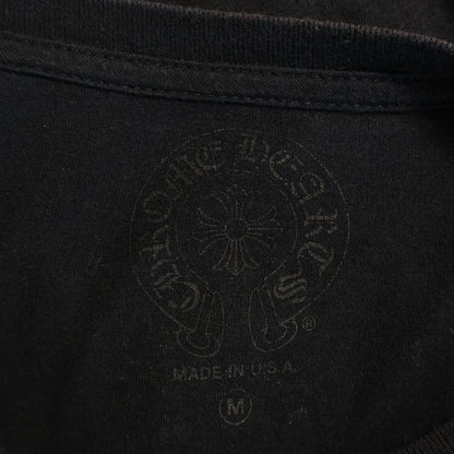 Chrome Hearts Cemetery Cross Tire Track Tee Short Sleeve Crew Neck T-Shirt Black — view 7