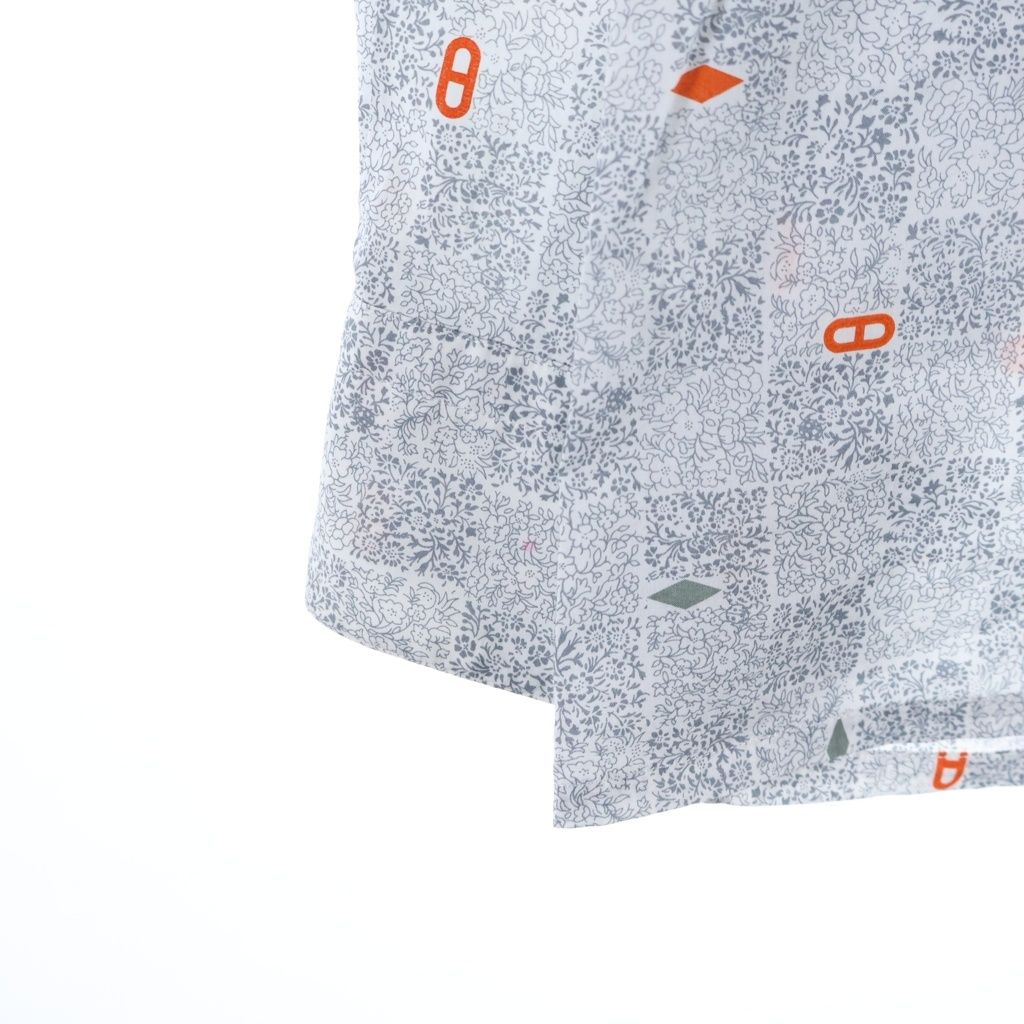 Hermes Chaine D'ancre All Over Print Cotton Long Sleeve Shirt Gray — view 5