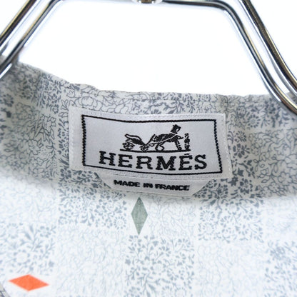 Hermes Chaine D'ancre All Over Print Cotton Long Sleeve Shirt Gray — view 6