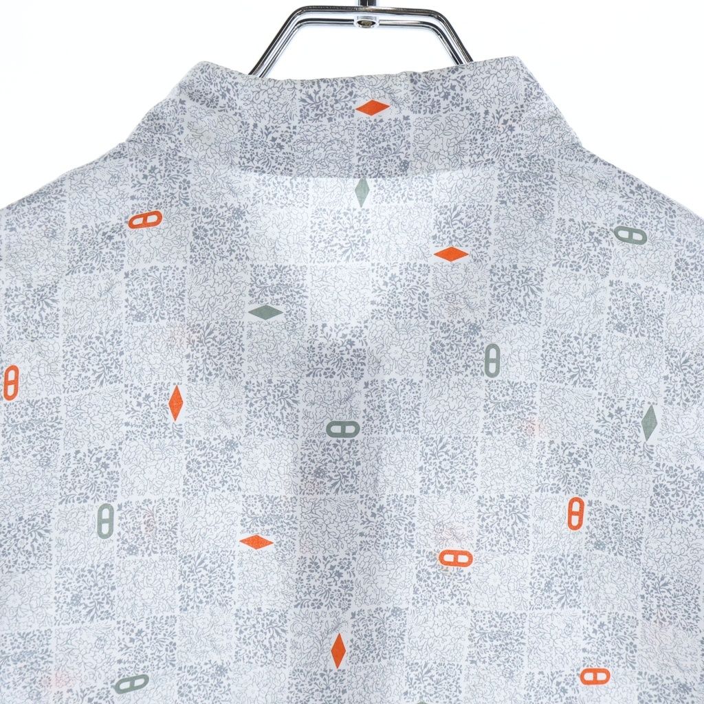 Hermes Chaine D'ancre All Over Print Cotton Long Sleeve Shirt Gray — view 4