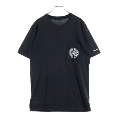 Chrome Hearts Horseshoe Short Sleeve Tee Print Pocket T-Shirt Black — view 2