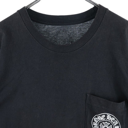 Chrome Hearts Horseshoe Short Sleeve Tee Print Pocket T-Shirt Black — view 3
