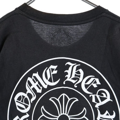 Chrome Hearts Horseshoe Short Sleeve Tee Print Pocket T-Shirt Black — view 4