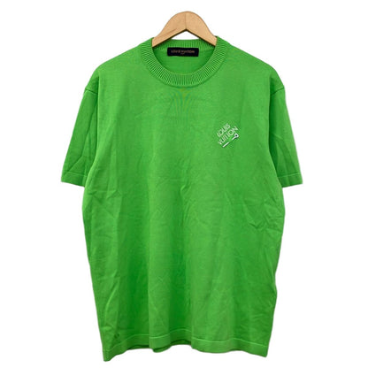 Louis Vuitton Short Sleeve Top Jl4 Green Crew L