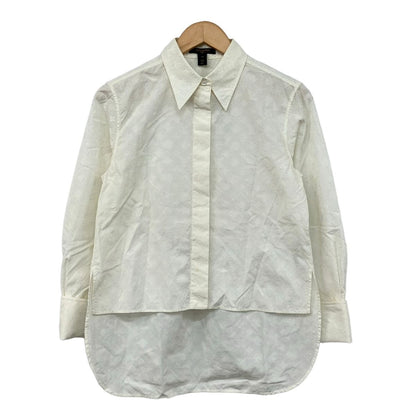 Louis Vuitton Long Sleeve Shirt Blouse S Ivory Monogram