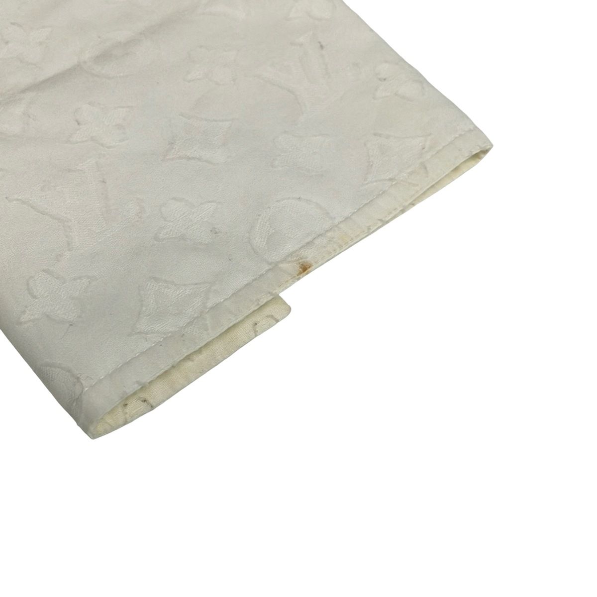 Louis Vuitton Long Sleeve Shirt Blouse S Ivory Monogram — view 8