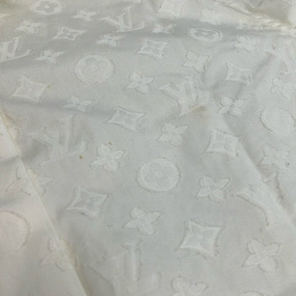 Louis Vuitton Long Sleeve Shirt Blouse S Ivory Monogram — view 7