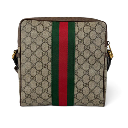 Gucci Cross Gucci Ophidia Small GG Supreme Sherry Line Leather Crossbody — view 4