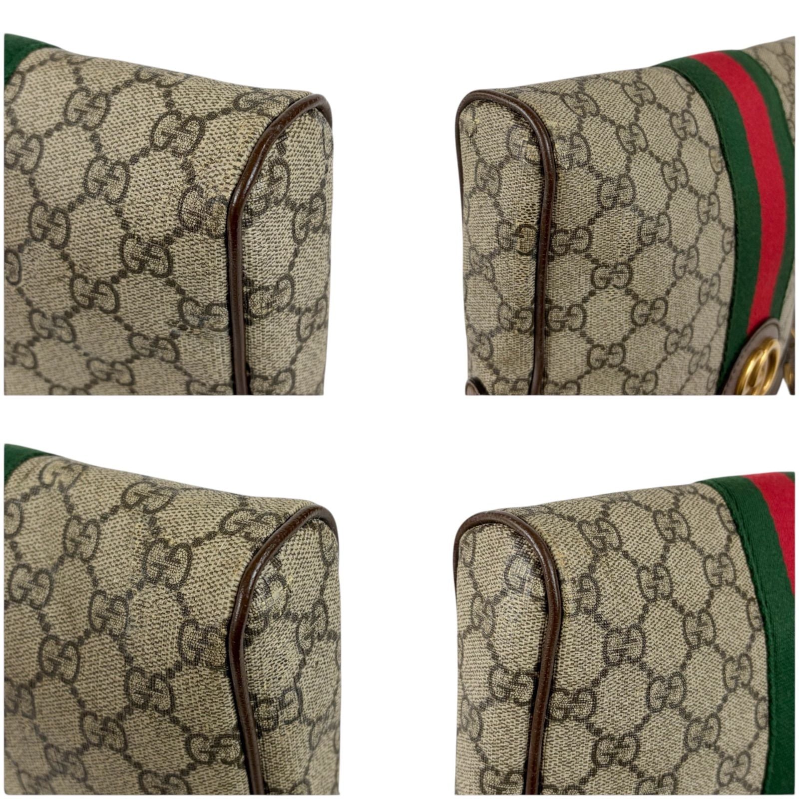 Gucci Cross Gucci Ophidia Small GG Supreme Sherry Line Leather Crossbody — view 6