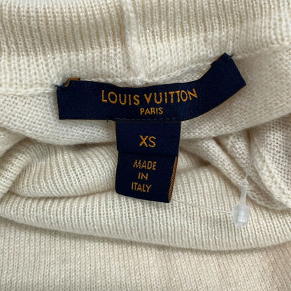 Louis Vuitton Long Sleeve Sweater Ivory Turtleneck Cashmere XS — view 3