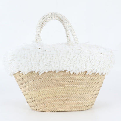 Miu Miu Palmit Raffia Basket Tote Bag — view 3