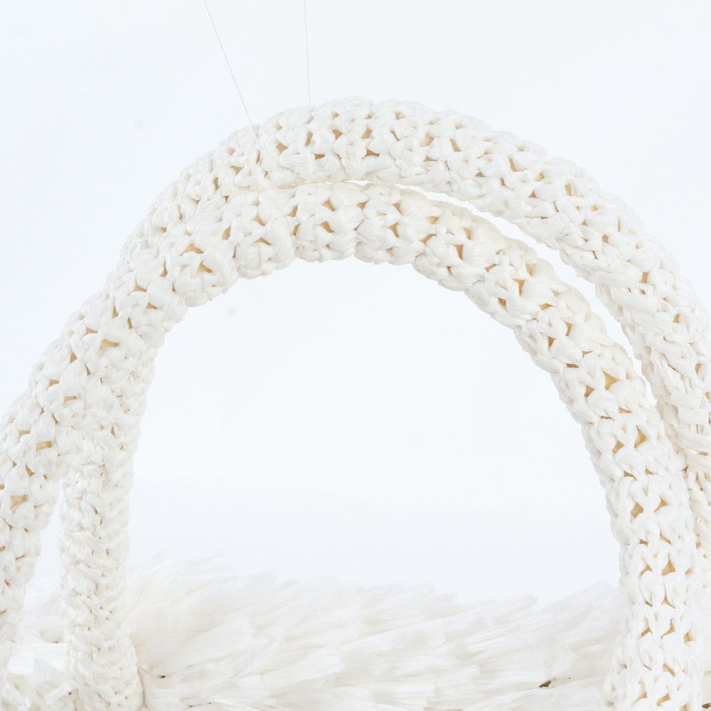 Miu Miu Palmit Raffia Basket Tote Bag — view 2