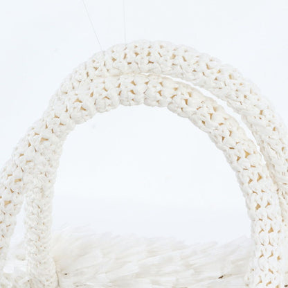 Miu Miu Palmit Raffia Basket Tote Bag — view 2