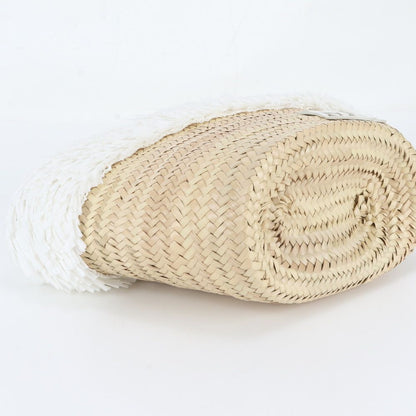 Miu Miu Palmit Raffia Basket Tote Bag — view 5