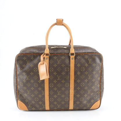 Louis Vuitton Monogram Sirius 45 Leather Boston Bag Tote Carry