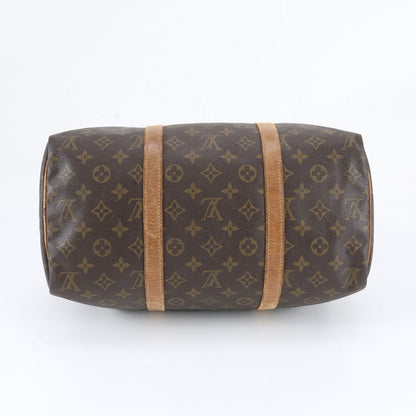 Louis Vuitton Monogram Sac Souple 35 Leather Boston Bag Tote Carrie — view 6