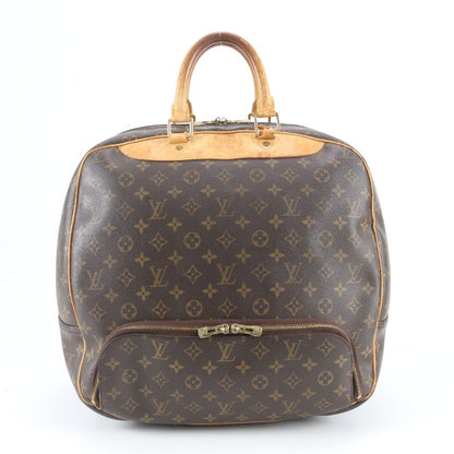 Louis Vuitton Monogram Evasion Leather Boston Bag Tote Carry
