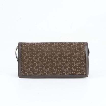 Celine Sulky C Carriage Leather 2-Way Shoulder Bag Clutch — view 3