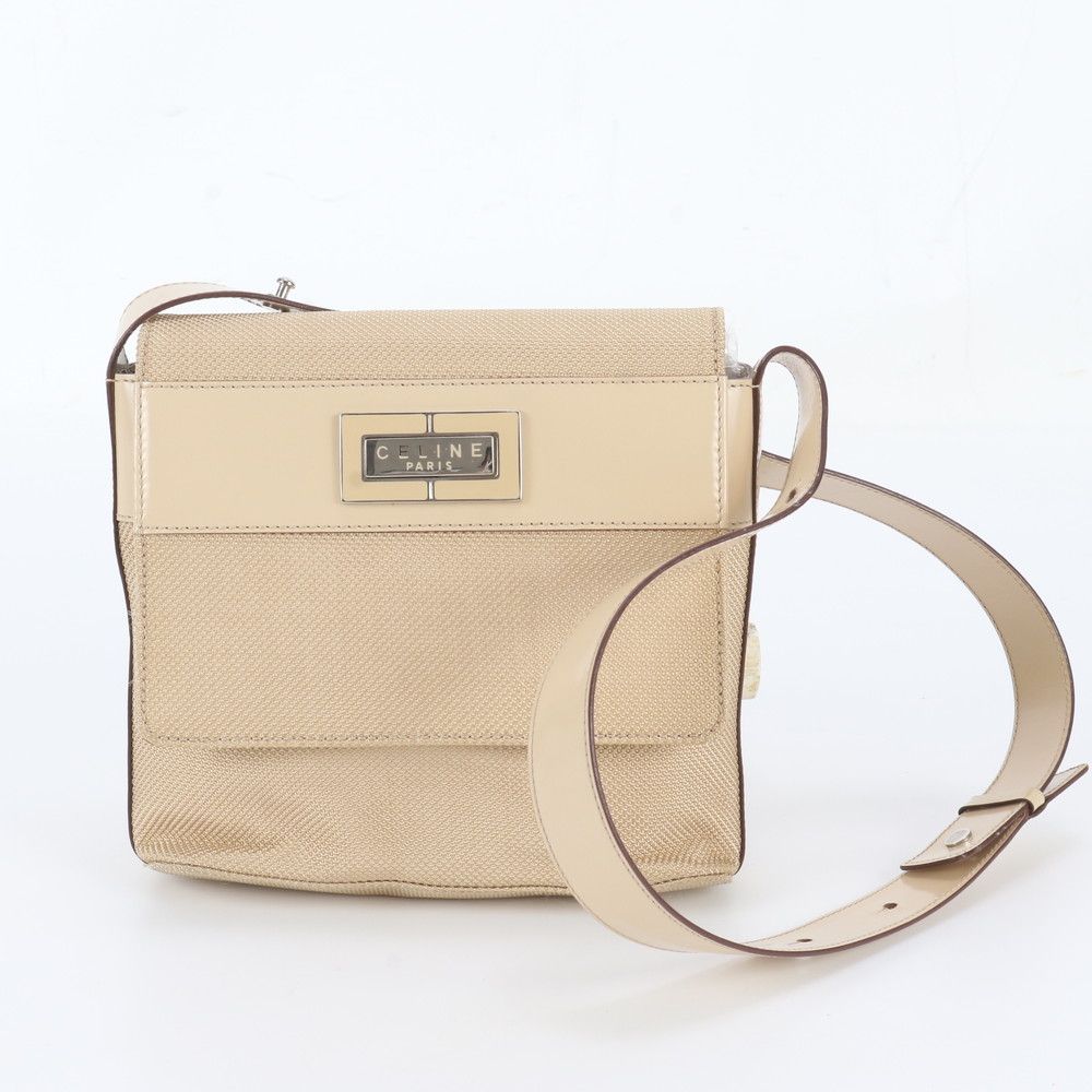 Celine Leather 2-Way Shoulder Bag Crossbody Hand