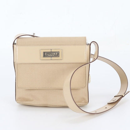 Celine Leather 2-Way Shoulder Bag Crossbody Hand
