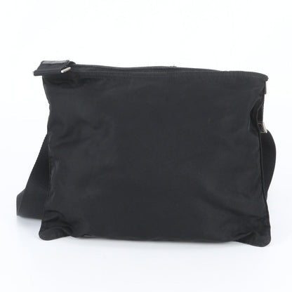 Prada Tessuto Nylon Triangle Logo Shoulder Bag Crossbody Messenger Black — view 3