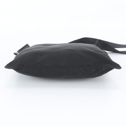 Prada Tessuto Nylon Triangle Logo Shoulder Bag Crossbody Messenger Black — view 6