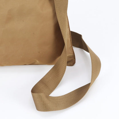 Prada Tessuto Nylon Triangle Logo Leather Shoulder Bag Crossbody Messenger — view 2
