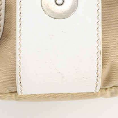 Prada Tessuto Nylon Triangle Logo Leather Shoulder Bag Messenger — view 8
