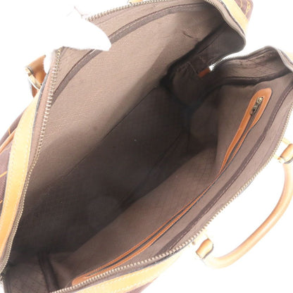 Gucci GG Shooting Star Leather Boston Bag Tote Carry Brown — view 7