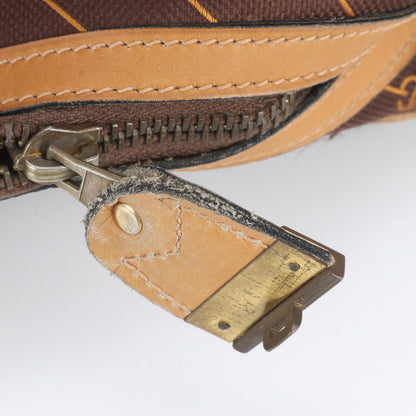 Gucci GG Shooting Star Leather Boston Bag Tote Carry Brown — view 8