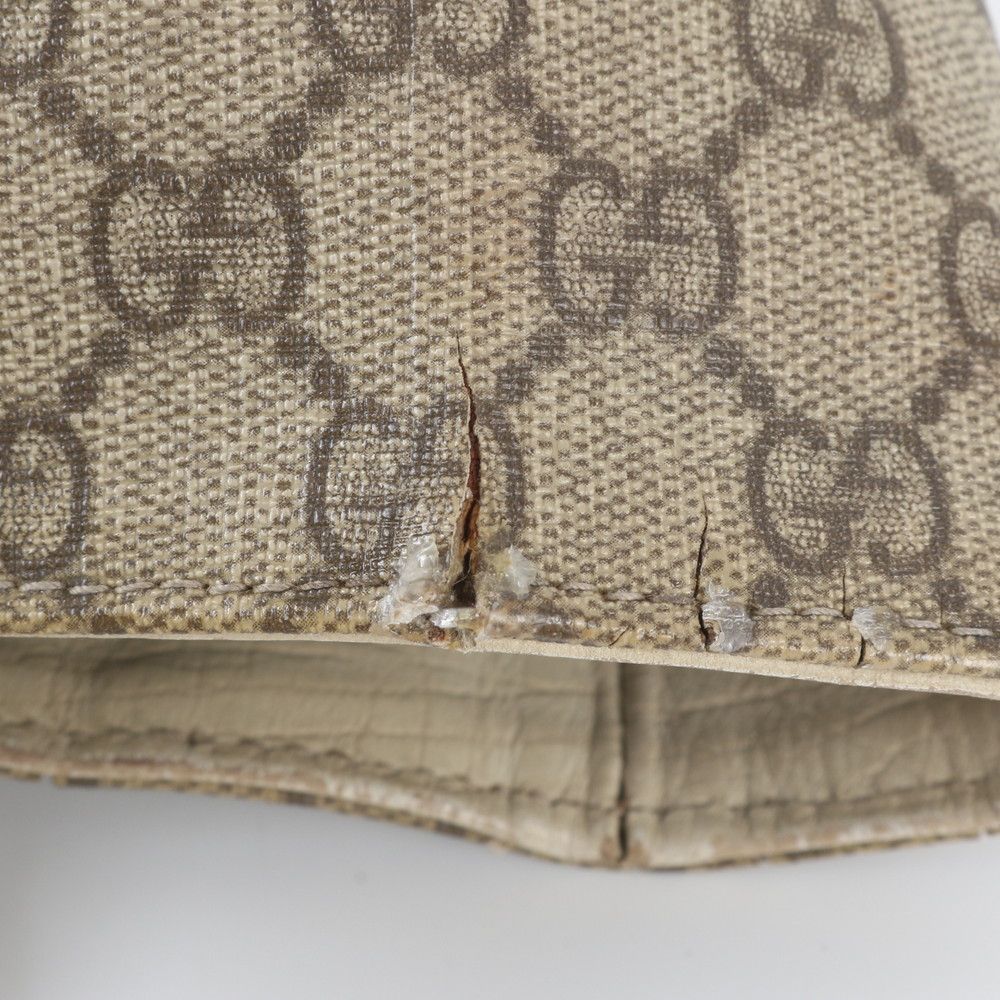 Gucci GG Supreme Leather Tote Bag Shoulder Hand — view 8