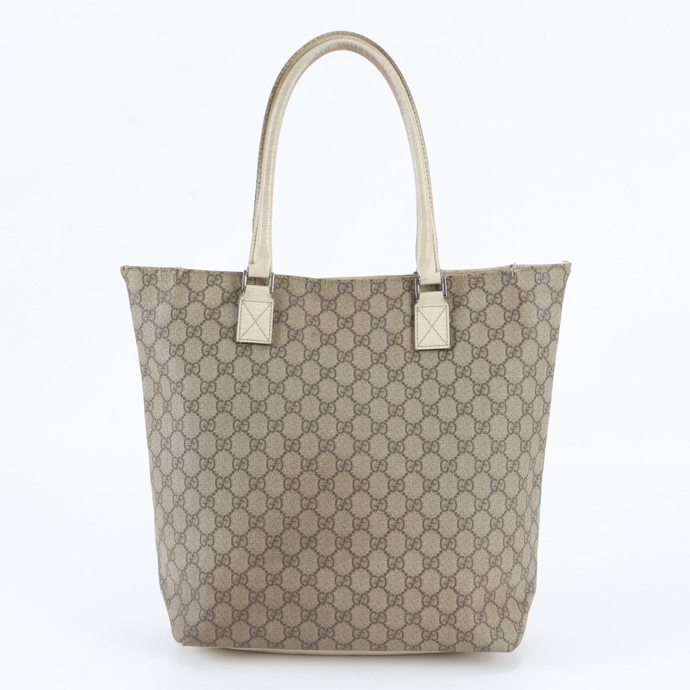 Gucci GG Supreme Leather Tote Bag Shoulder Hand — view 3