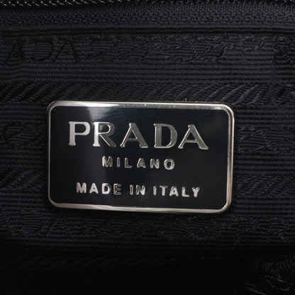Prada Leather Tote Bag Shoulder Hand Black — view 8