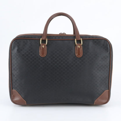 Gucci Micro GG 012 39 Leather Canvas Boston Bag Tote Carry — view 3