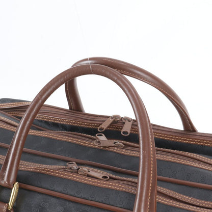 Gucci Micro GG 012 39 Leather Canvas Boston Bag Tote Carry — view 2