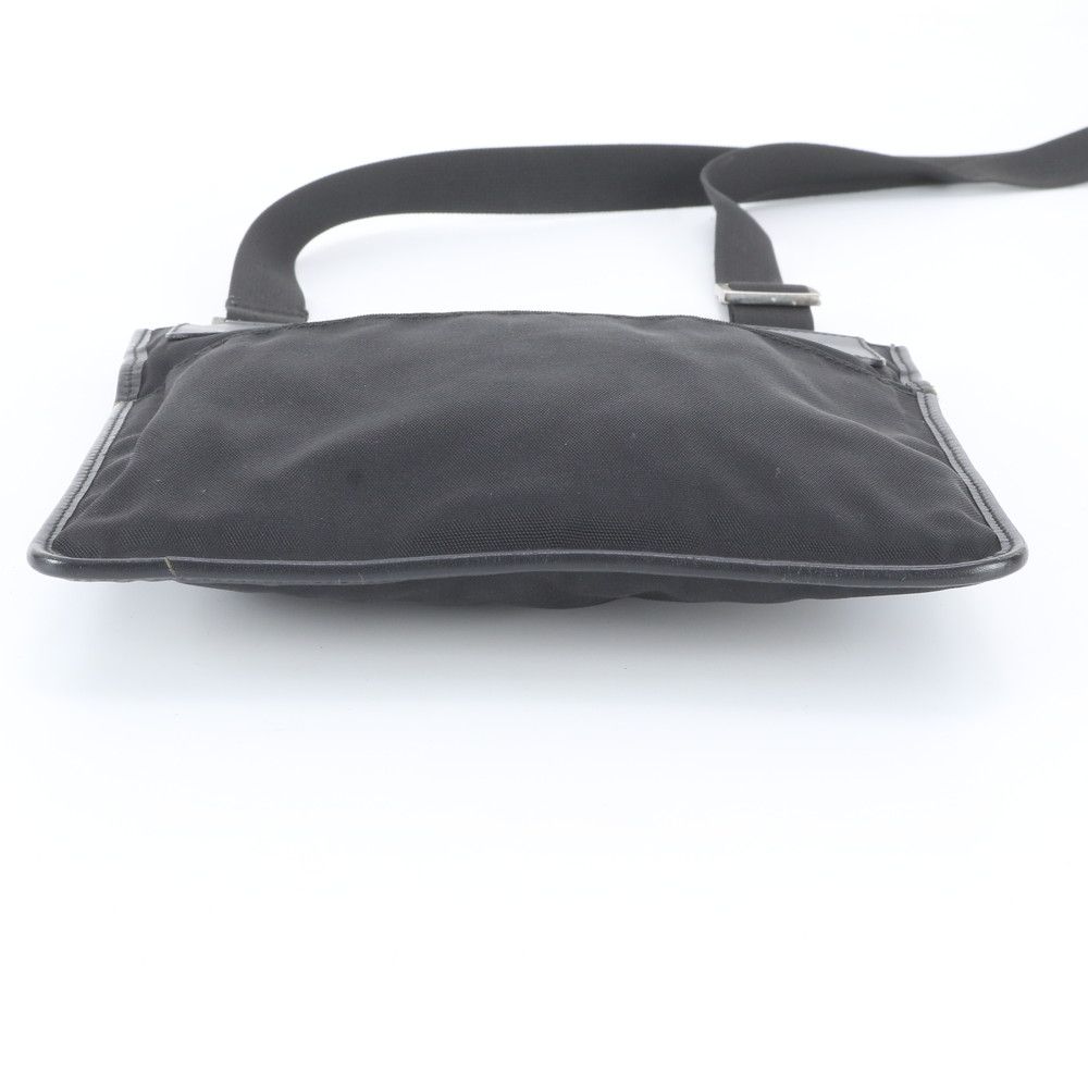 Gucci Leather Canvas Shoulder Bag Crossbody Messenger Business Black — view 6