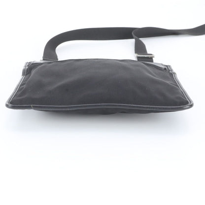 Gucci Leather Canvas Shoulder Bag Crossbody Messenger Business Black — view 6