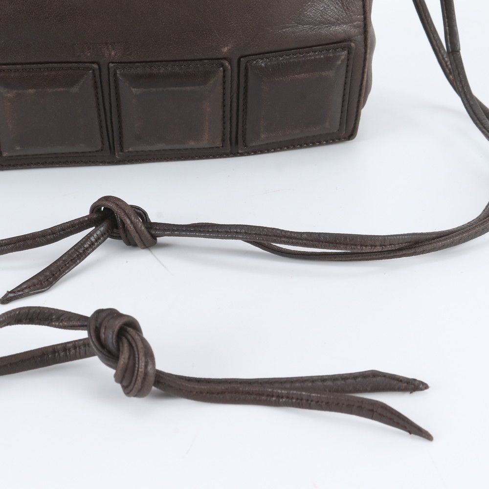 Loewe Nappa Drawstring Leather Shoulder Bag Brown — view 2