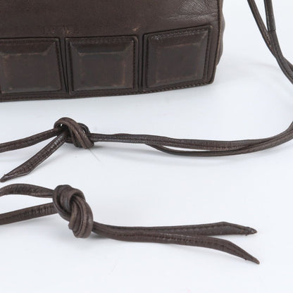 Loewe Nappa Drawstring Leather Shoulder Bag Brown — view 2