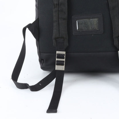 Prada Tessuto Nylon Triangle Logo Backpack Shoulder Bag Black — view 3