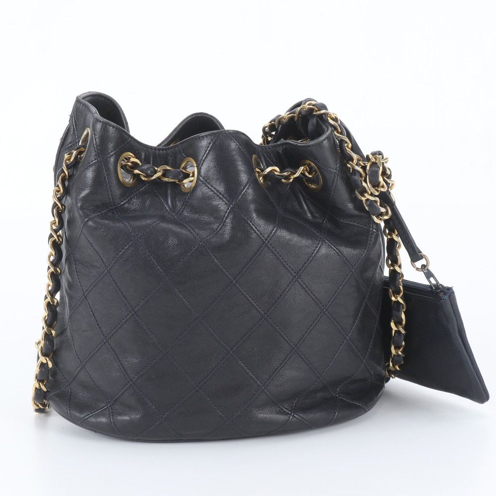 Chanel Quilted Leather Chain Shoulder Bag — view 2
