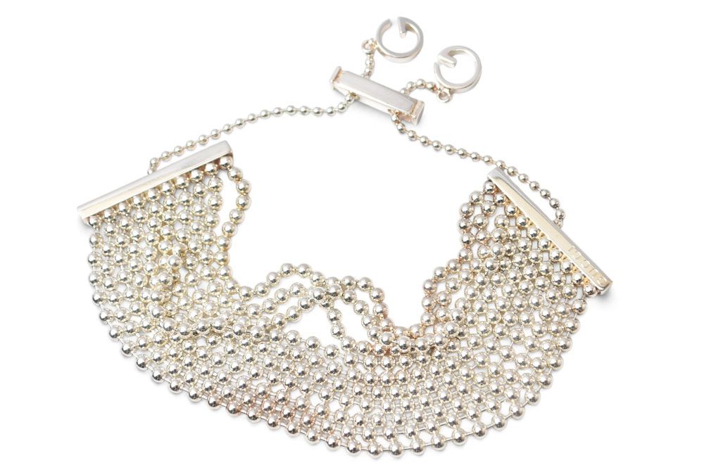 Gucci Bracelet Ball Chain Silver
