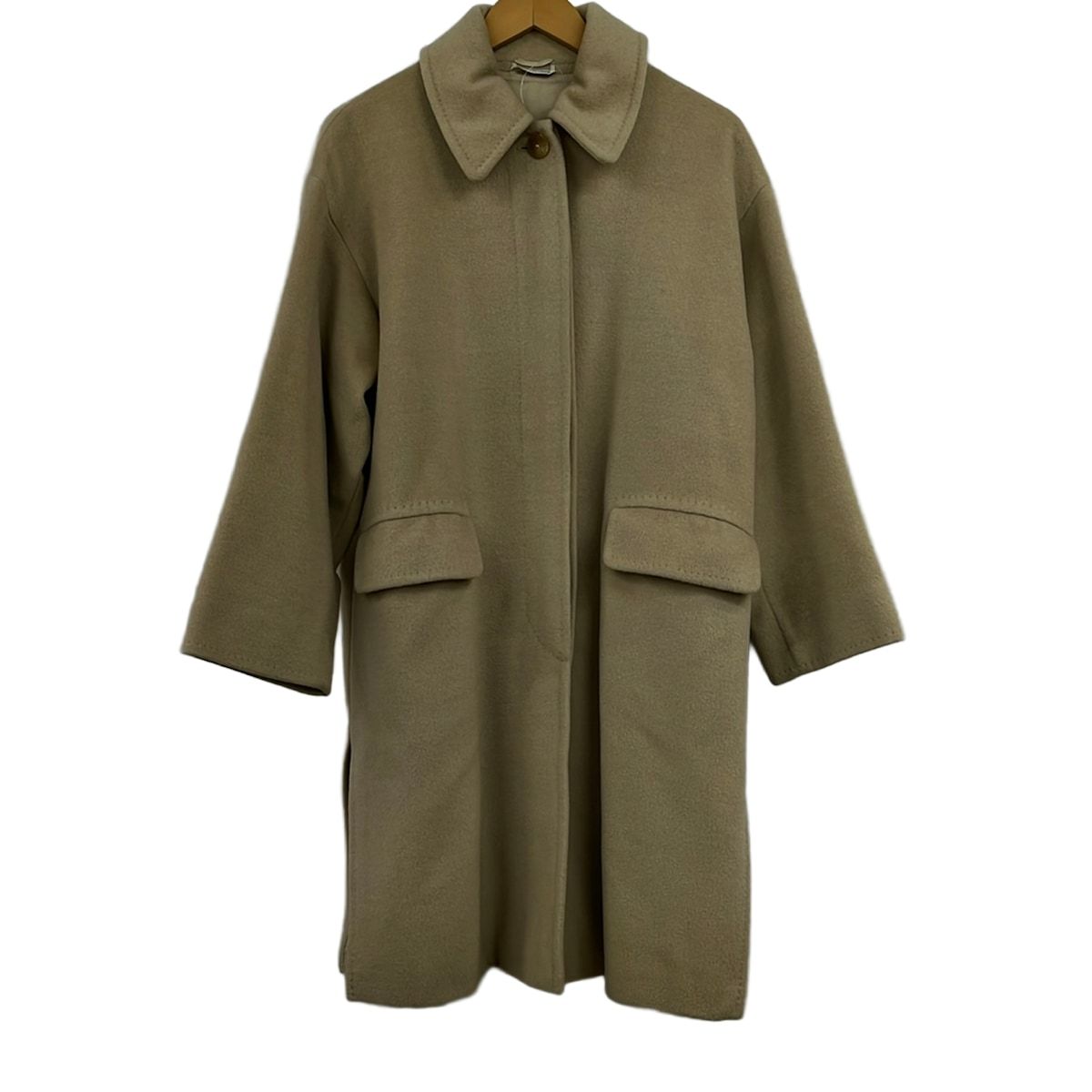 Max Mara Coat Beige Long Sleeve Winter