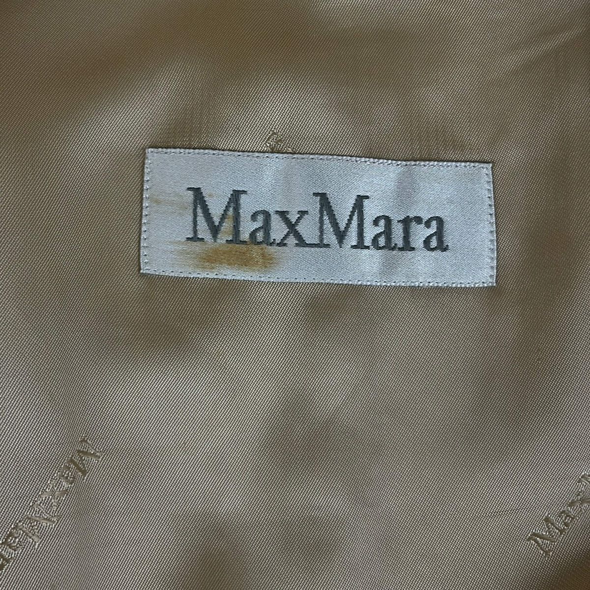 Max Mara Coat Beige Long Sleeve Winter — view 3