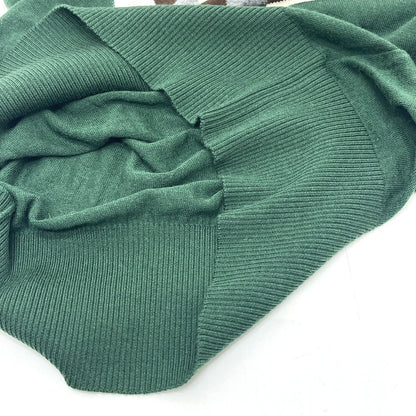Gucci Polo Shirt Diamond Pattern Argyle Sweater Cotton Green — view 8