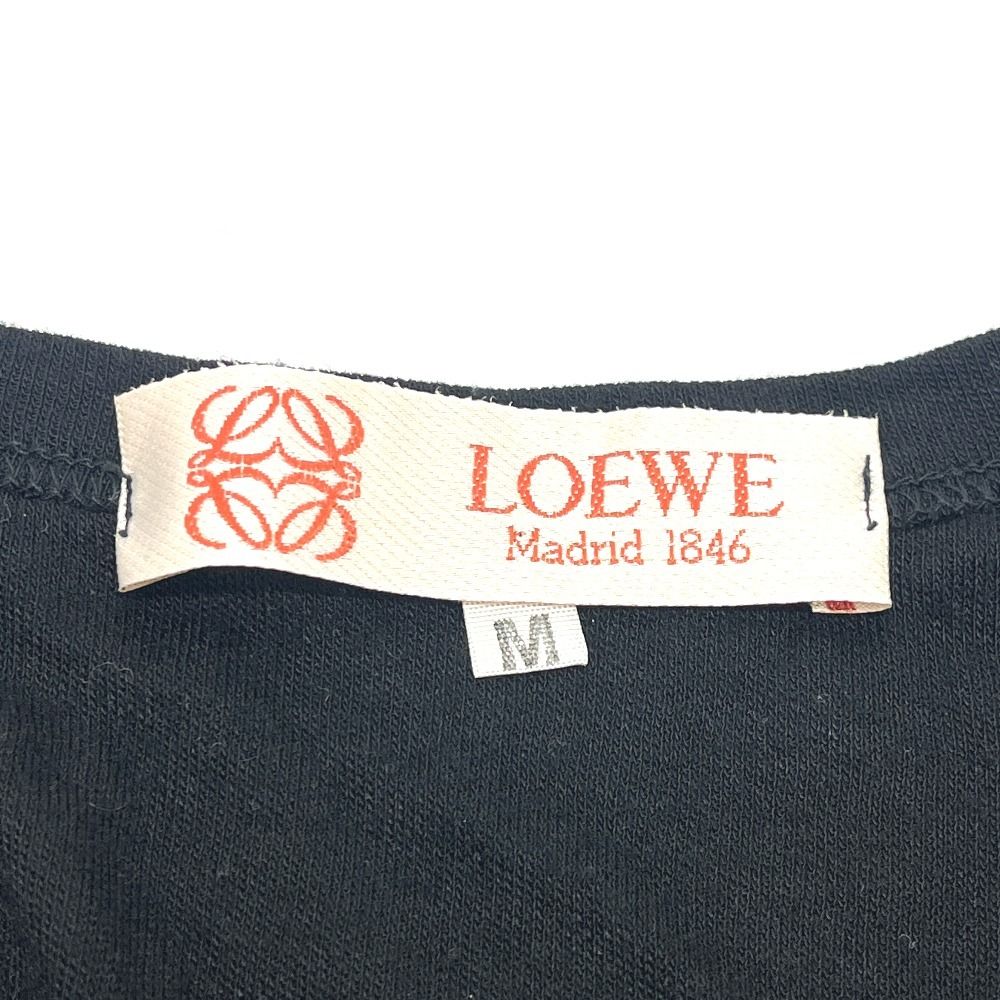 Loewe Knit Gold Studs Anagram Logo Cotton Black Sweater — view 7