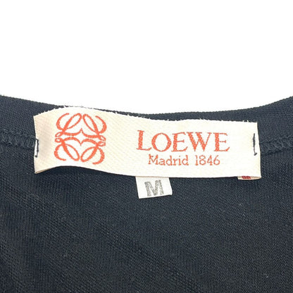 Loewe Knit Gold Studs Anagram Logo Cotton Black Sweater — view 7