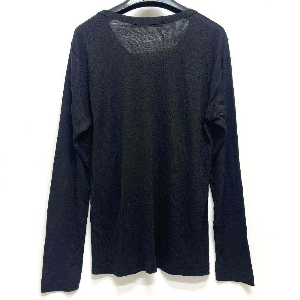 Loewe Knit Gold Studs Anagram Logo Cotton Black Sweater — view 2