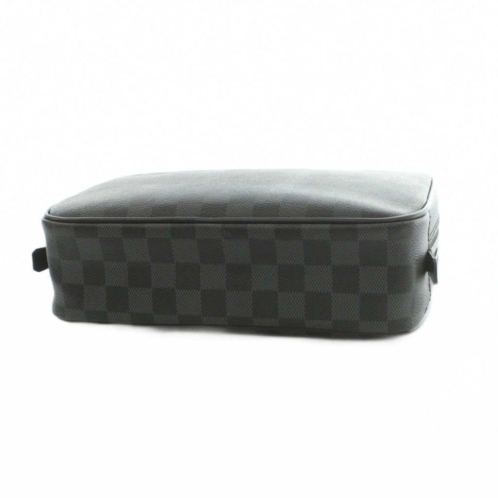 Louis Vuitton Trousse Toilette Travel Pouch Damier Pattern Black — view 4